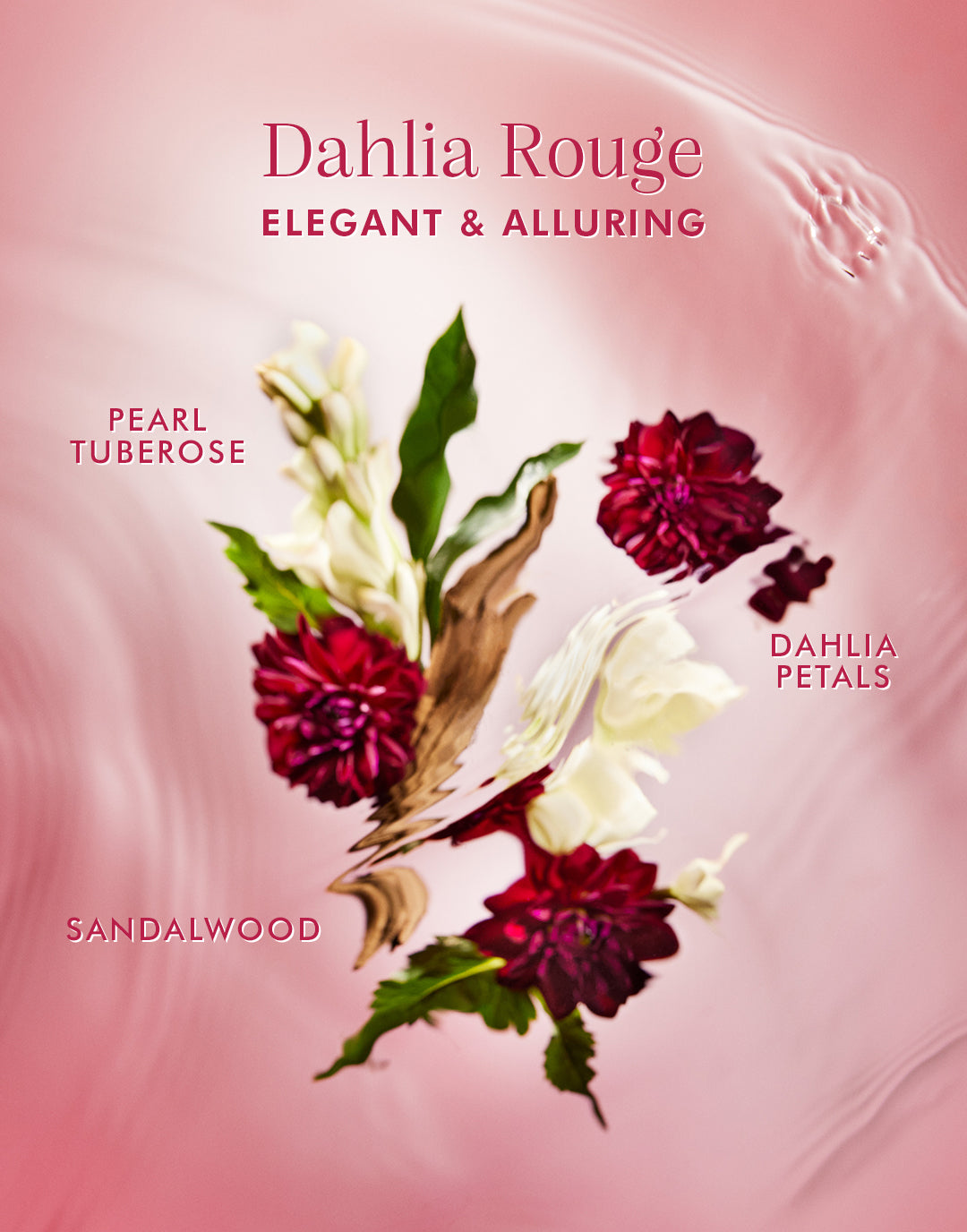 Brume Parfumée cheveux et corps Dahlia Rouge