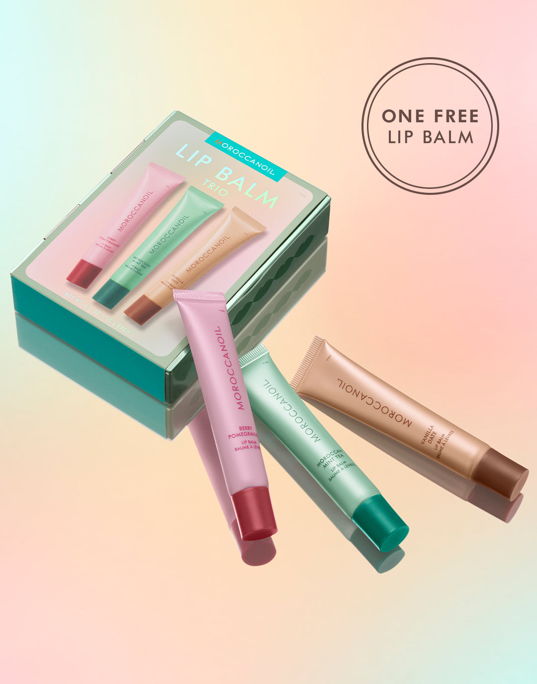 Trio Baumes à Lèvres de Moroccanoil