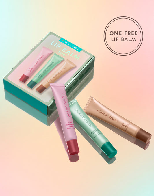 Trio Baumes à Lèvres de Moroccanoil