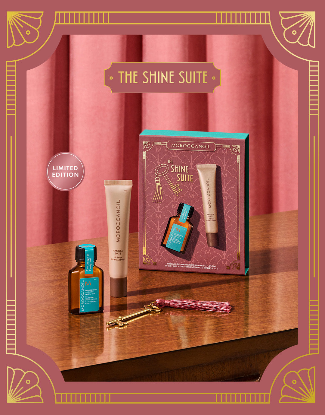 The Shine Suite : Coffret Cadeau Vanilla Date Baume à Lèvres