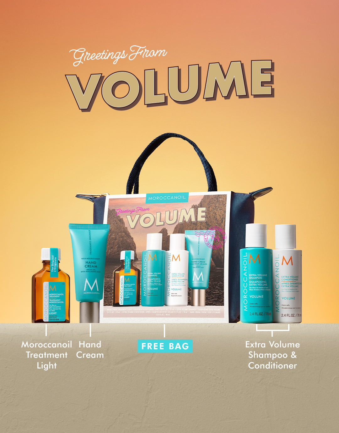 Set de voyage volumateur